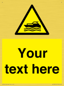 Custom Warning motorised watercraft